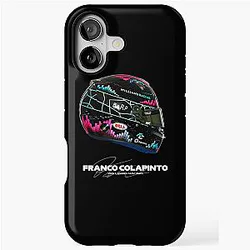 Franco Colapinto F1 2024 Helmet iPhone Case