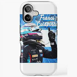 5304 Franco Colapinto on Argentine flag iPhone Tough Case
