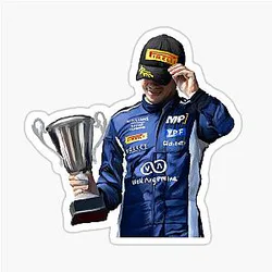 Franco Colapinto Formula 2 Podium