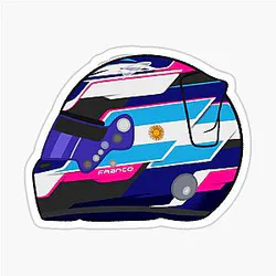 Franco Colapinto 2023 Helmet Sticker