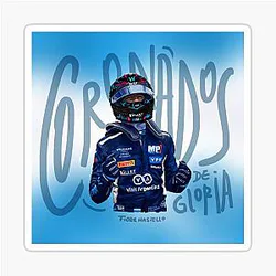 Franco Colapinto Crowned with glory Sticker