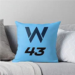 Williams Colapinto F1 Throw Pillow