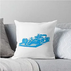 F1 2025 Car: Franco Colapinto Throw Pillow