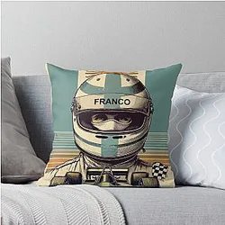 Franco Colapinto Throw Pillow