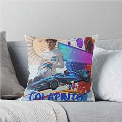 5301 Franco Colapinto Throw Pillow