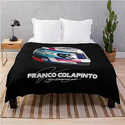 Franco Colapinto F1 2024 Helmet Throw Blanket