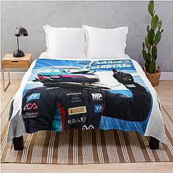 5304 Franco Colapinto Argentine flag Throw Blanket