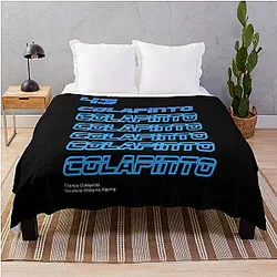 43 Franco Colapinto Throw Blanket