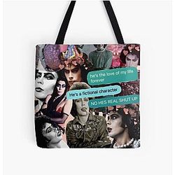 Tim Curry Frank-N-Furter Collage All Over Print Tote Bag