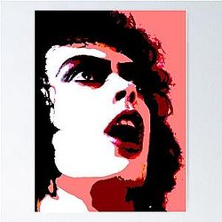 Frank N. Furter Andy Warhol Poster