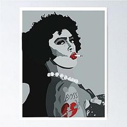 Frank & Furter Rocky Horror Show Art Design Poster