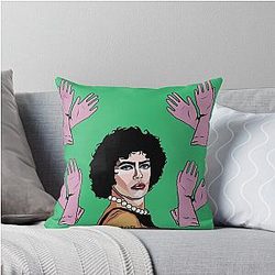 Frank Frankfurter loves gloves Throw Pillow
