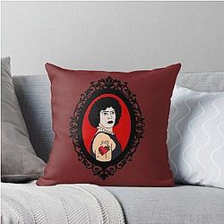 Frank & Furter Portrait Throw Pillow