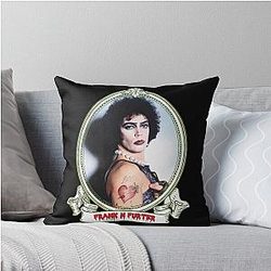 Rocky Horror Frank N. Furry Portrait Throw Pillow
