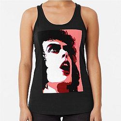 Frank Frank N Furter Andy Warhol Racerback Tank Top