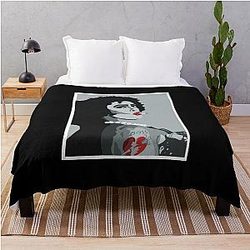 Frank Rocky Horror Show Art Design Throw Blanket
