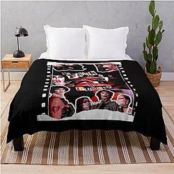 Mad Scientist The Rocky Horror Picture Show Dr. Frank N. Furter Premium Retro Throw Blanket
