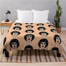 Frank N. Furter The Rocky Horror Picture Show Throw Blanket
