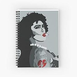 Frank Rocky Horror Show Art Design Spiral Notebook