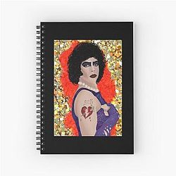 Mens Funny Dr Frank Furter Premium Gift For Movie Fans Spiral Notebook