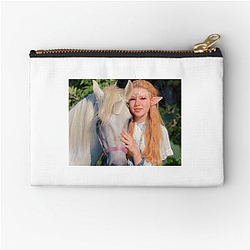 Freckled Zelda Merch For Fans Freckled Zelda Zipper Pouches