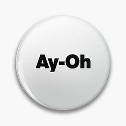 Ay Oh Live Aid Queen Freddie Mercury Black Pin