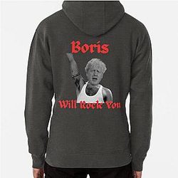 Boris Johnson as Freddie Mercury Hoodie
