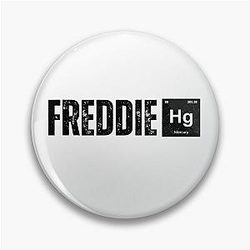 Freddie Mercury illustration with the element Mercury