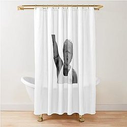 Boris Johnson as Freddie Mercury Shower Curtain