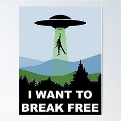 I Want to Break Free - Freddie Returns to Mercury Poster