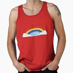 Rainbow shirt like Freddie Moving Tank Top