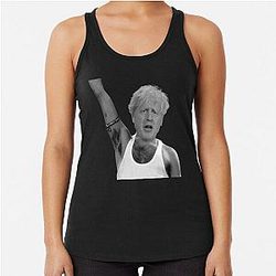 Boris Johnson as Freddie Mercury Tank Top