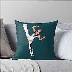 Lady Camden Transparent Throw Pillow