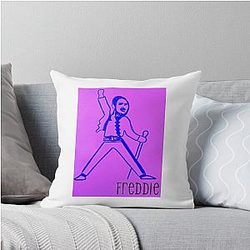 Freddie Stickman Throw Pillow