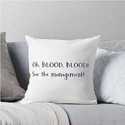 Freddie Mercury - Sue the management throw pillow