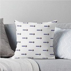 Freddie Mercury illustration with the Mercury planet Throw Pillow