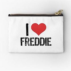 I Love Freddie Zipper Pouch