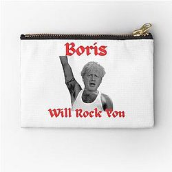 Boris Johnson Freddie Mercury Zipper Pouch