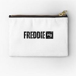 Freddie Mercury illustration with Mercury Element Zipper Pouch