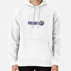 Freddie Mercury illustration with Mercury planet Pullover Hoodie