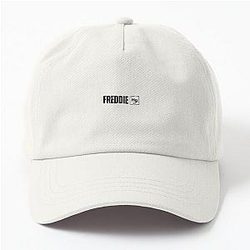 Freddie Mercury illustration with Mercury element dad hat