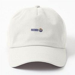 Freddie Mercury illustration with Mercury planet Dad Hat