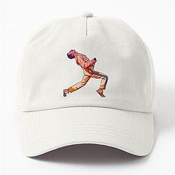 Freddie Mercury Pop Art Illustration Dad Hat