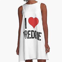 I Love A-Line Dress