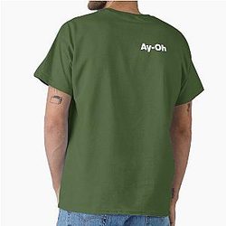 Ay-Oh Queen Live Aid Freddie Mercury White Classic T-Shirt
