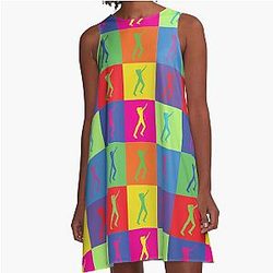 Freddie Pop Art A Line Dress