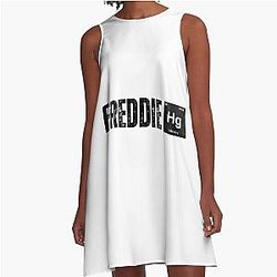 Freddie Mercury Illustration A-Line Dress