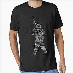 Bohemian Rhapsody lyrics on Freddie Mercury Classic T-Shirt