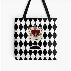 Harlequin Queen Freddie Tote Bag