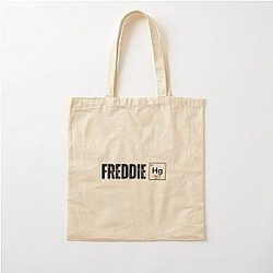 Freddie Mercury Funny illustration with Mercury element Cotton Tote Bag